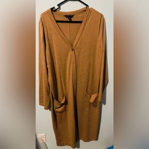 Banana Republic long cardigan duster tan